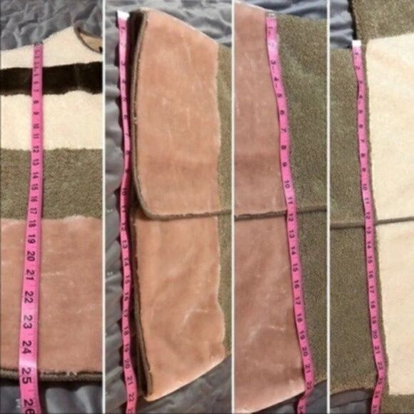 Eliza J ColorBlock Faux Fur Coat Jacket Shearling S - Picture 9 of 9